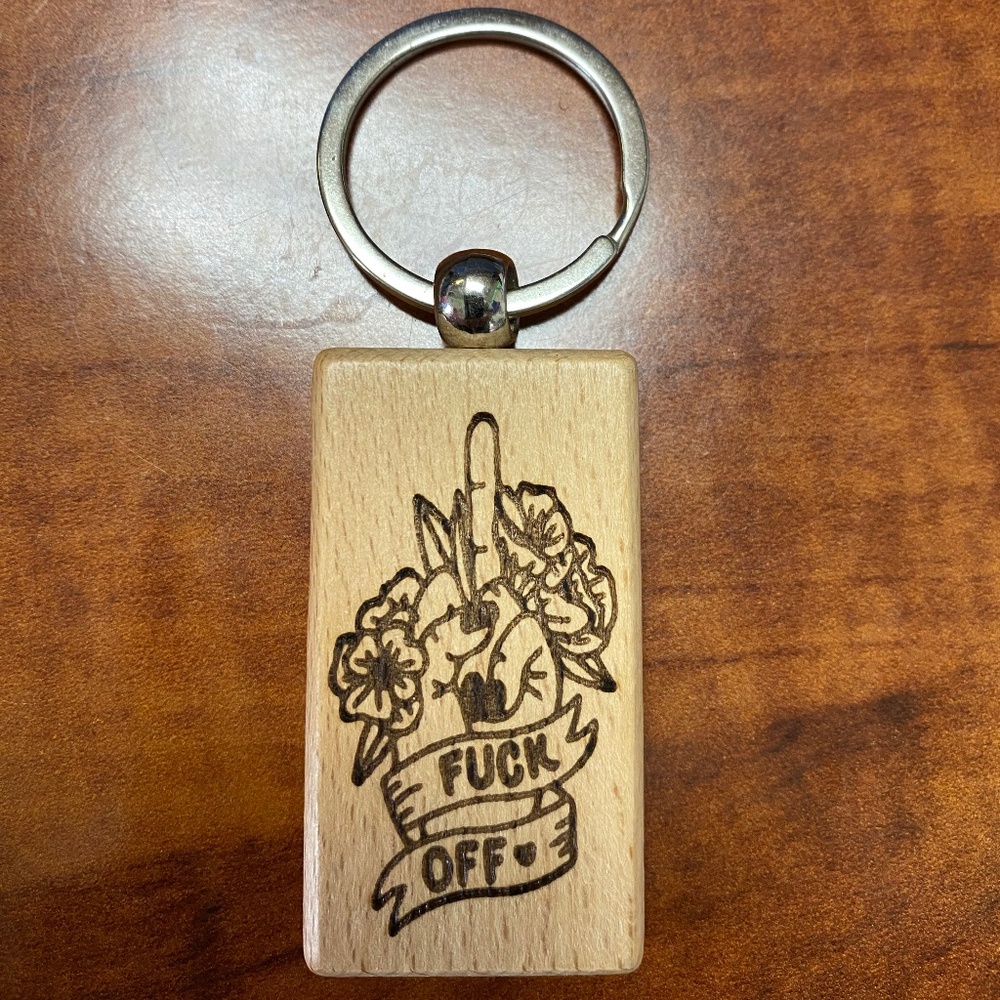 F*** off keychain
